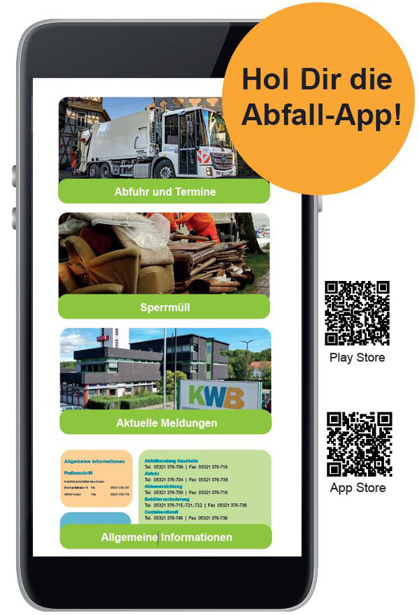 Hol Dir die Abfall App